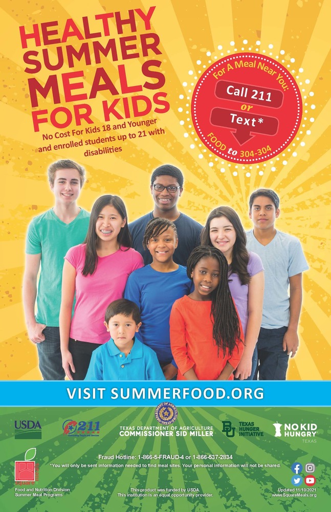 Healthy summer meals infographic